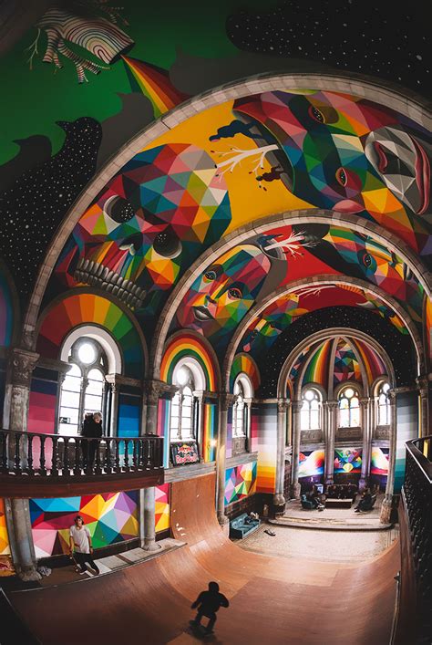 Abandoned 100-Year-Old Church Transformed Into A Graffiti Themed Skate ...