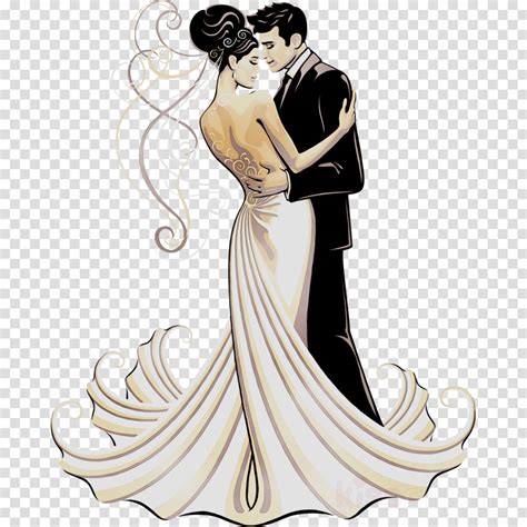 Bride And Groom Clipart Dress and other clipart images on Cliparts pub™