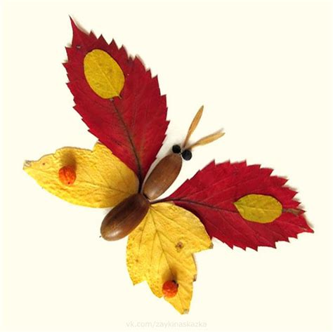 160 crafts from fall leaves for children