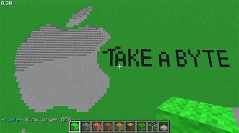 apple logo | World of Minecraft