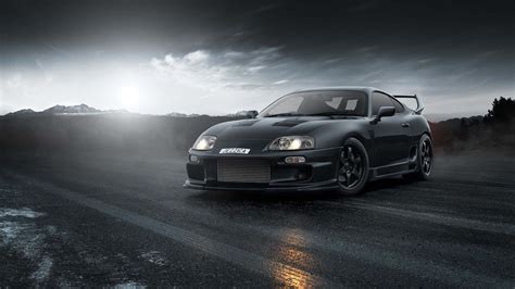 black toyota supra mk4 drift jdm hd JDM Wallpapers | HD Wallpapers | ID ...