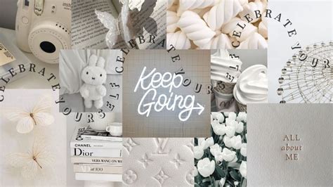 White Minimalist Motivational Laptop wallpaper in 2024 | Laptop ...