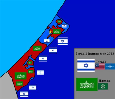 Israel-Hamas war map 2023 by BROLEMEHAVEAUSERNAME on DeviantArt