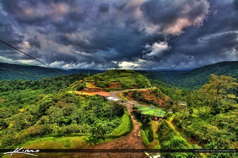 Costa Rica Canopy Tour Through the Rainforest | Royal Stock Photo