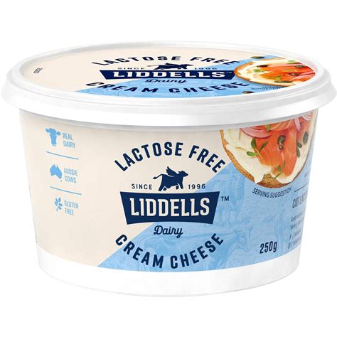 Liddells Lactose Free Cream Cheese 250g | Woolworths