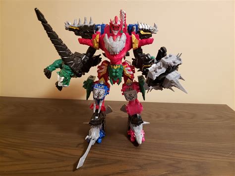 Custom Dino Fury Megazord combo using all the pieces : r/powerrangers