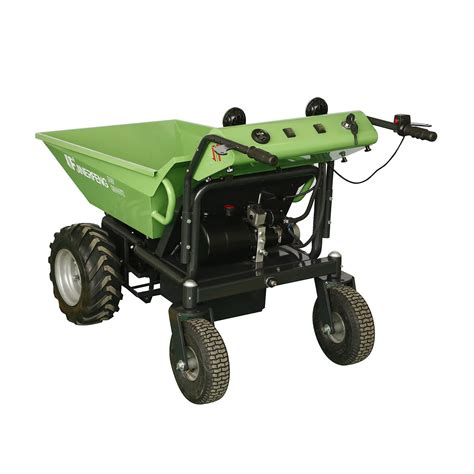 100% Electric Motorized Wheelbarrow Load 500kg - Electric Mini Dumper ...