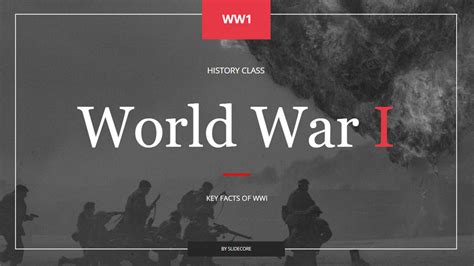 Скачать WW1 World War One Presentation Template 【БЕСПЛАТНО】 - Слайды ...