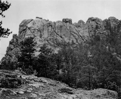 Vintage Photos of “Six Grandfathers” Before It Was Carved Into What ...