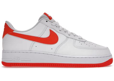 Nike Air Force 1 Low White Orange (2021) Men's - DC2911-101 - US