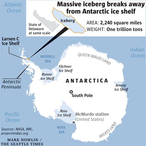 Scientists say massive iceberg has broken off in Antarctica | The ...