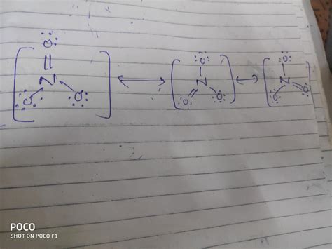 Draw resonance structures of NO3.