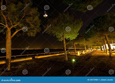 Cable car at night stock photo. Image of mechanical, pair - 24575984