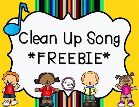 Clean Up Song *FREEBIE* | Clean up song, Songs, Cleaning