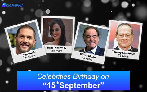 September 15 Famous Birthdays, Famous Celebrities Birthdays that fall ...