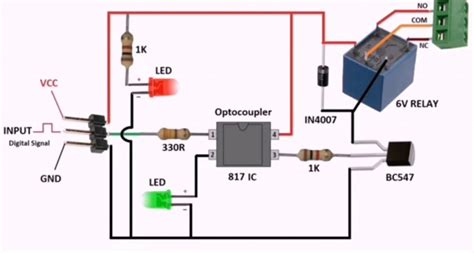 (Project) How To Make A Relay Module With Optocoupler Latest Circuit ...