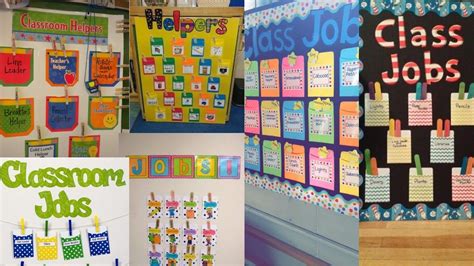 Classroom Jobs Chart Decoration Ideas/Classroom Helper