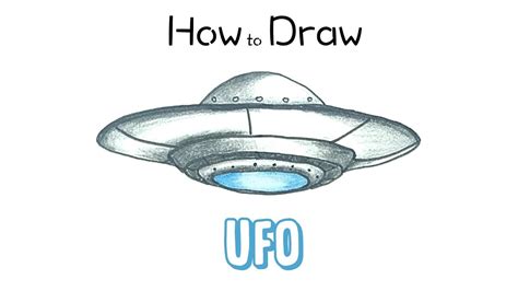 How to Draw a UFO - YouTube