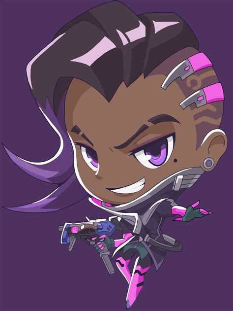 Overwatch Sombra Cute Spray in HD by Richtofen5200 on DeviantArt