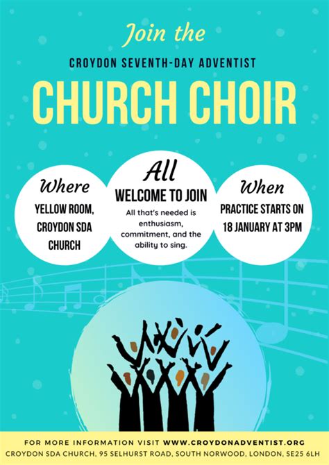 Join the Church Choir – Croydon Seventh-day Adventist Church