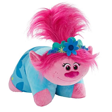 Pillow Pets DreamWorks Trolls World Tour Poppy Stuffed Animal Plush Toy ...