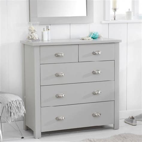 Platina Modern Chest Of Drawers In Grey With 5 Drawers | Furniture in ...