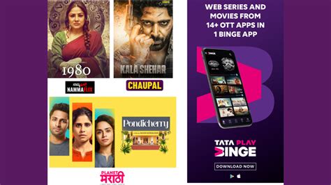 Tata Play Binge adds Planet Marathi, Namma Flix, and Chaupal OTT platforms