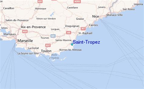 Saint Tropez Mapa | Mapa