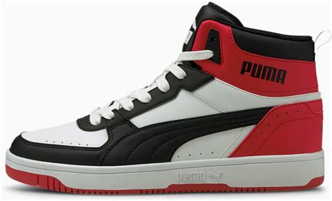 Puma Rebound JOY white/black/high risk red au meilleur prix sur idealo.fr