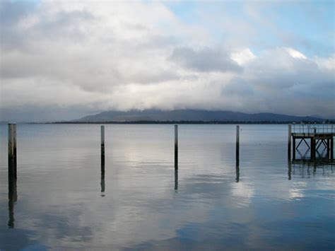 Lakeport, CA : A break in the stormy weather. Amazing how calm the ...