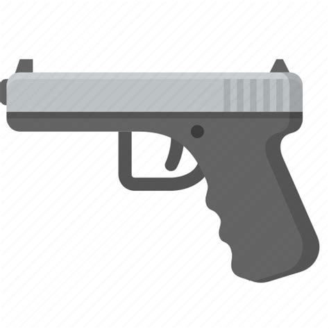 Fight Gun Military Pistol Shoot War Weapon Icon Gun Emoji Png | The ...