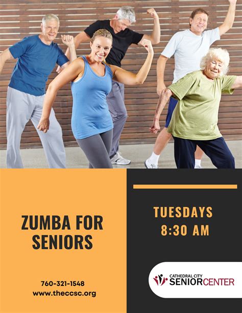 Zumba For Seniors | Cathedral City Senior Center