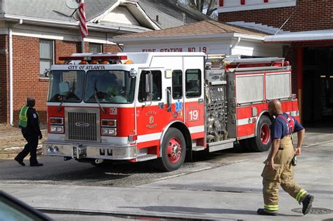 Parking the truck. | Atlanta fire department, Trucks, Atlanta city