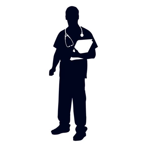 Doctor holding book silhouette #AD , #paid, #ad, #holding, #book, # ...