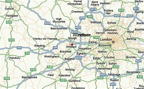 Windsor England Map - World Map Gray