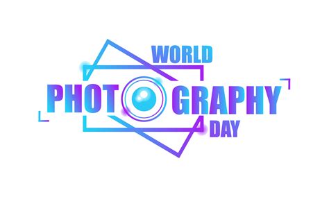 World Photography Day, best vector background all of time, with color ...