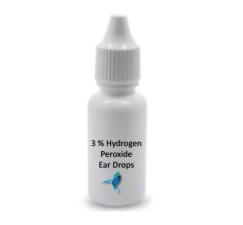 3% Hydrogen Peroxide Ear Drops Now Available