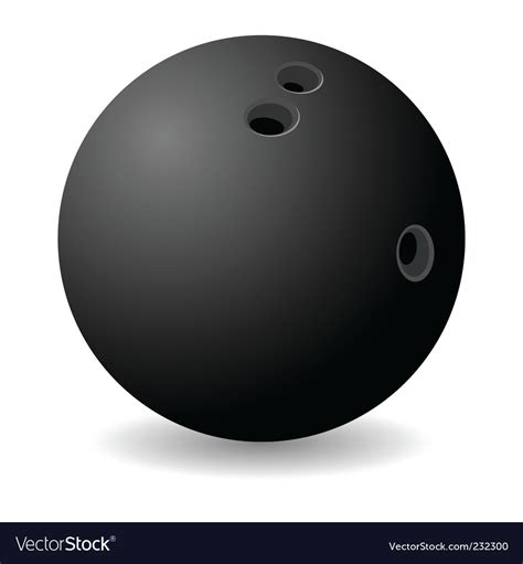 Bowling ball Royalty Free Vector Image - VectorStock