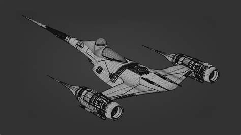 ArtStation - Mandalorian N1 Naboo starfighter - Star Wars | Resources