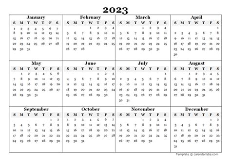 2023 Calendar Printable And Editable In Microsoft Word