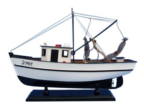 Buy Wooden Forrest Gump - Jenny Model Shrimp Boat 16in - Model Ships