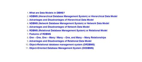 Data Models in DBMS with Examples - Dot Net Tutorials