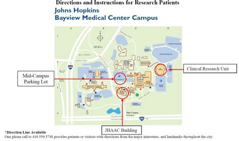 Johns Hopkins Bayview Campus Map - United States Map