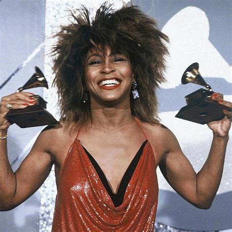 Tina at the 27th Annual Grammy Awards on February 26, 1985. Tina won ...