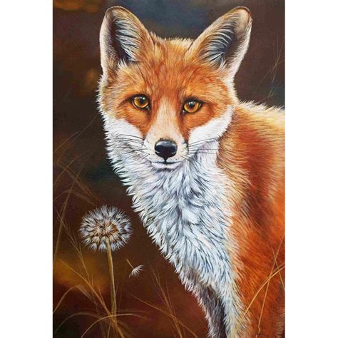 Diamond Painting - Full Round - Fox | Fox painting, Painting, Diamond ...