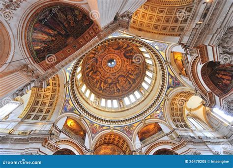 Saint Paul S Cathedral - Interior Details Stock Image - Image of ...