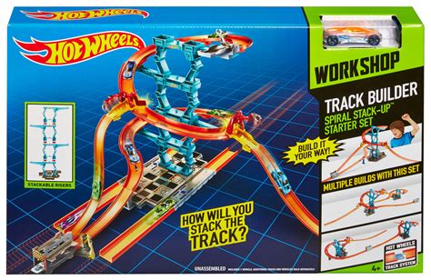 Hot Wheels Track Builder Spiral Stack-Up Track Set- Shop Hot Wheels ...