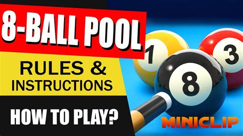 🎱 Rules of MiniClip 8 Ball Pool : MiniClip Pool Gameplay - YouTube