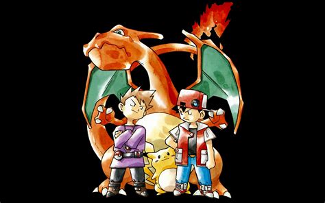 Pokemon Red Vs Blue Wallpaper