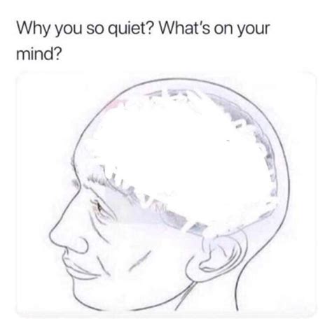 What's on your mind Blank Template - Imgflip